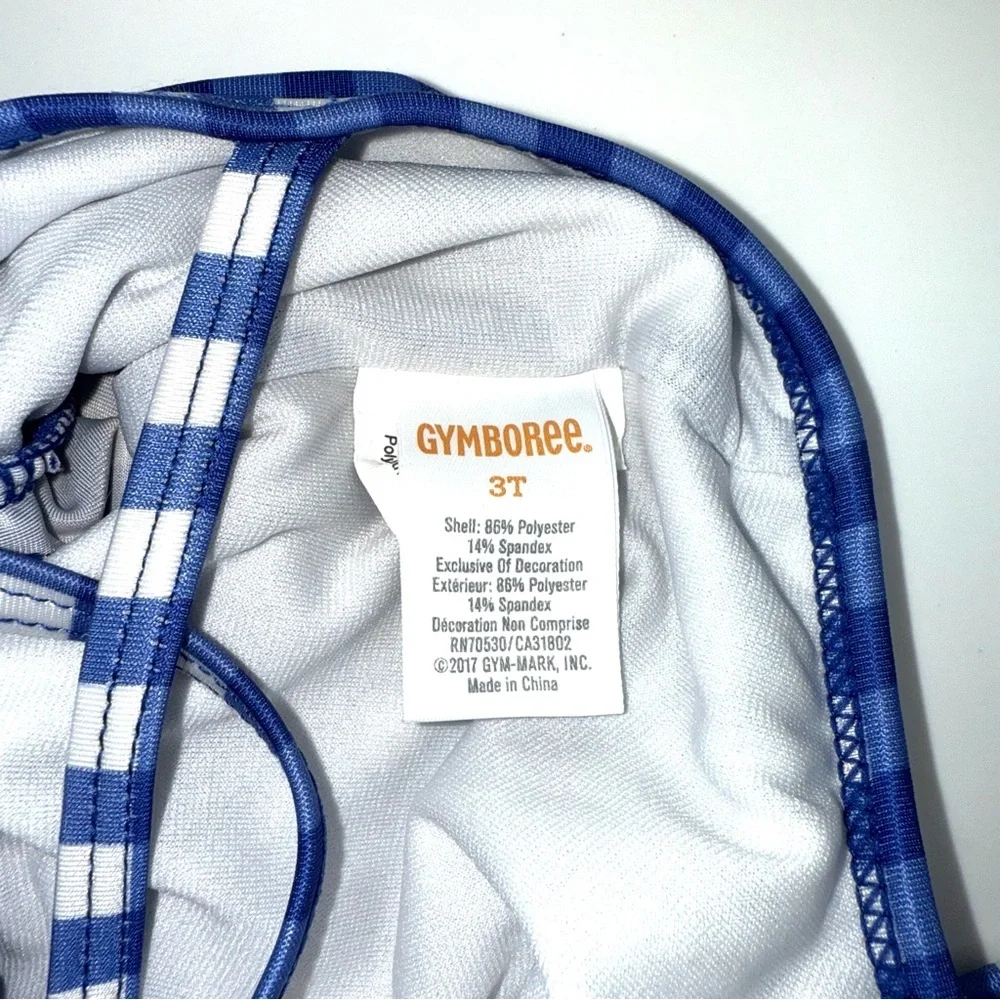 Gymboree Blue and White Toddler Girls Tankini Swimsuit - Picture 3 of 3